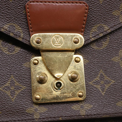 LOUIS VUITTON Monogram Monceau 28 Hand Bag 2way M51185 LV Auth 47818