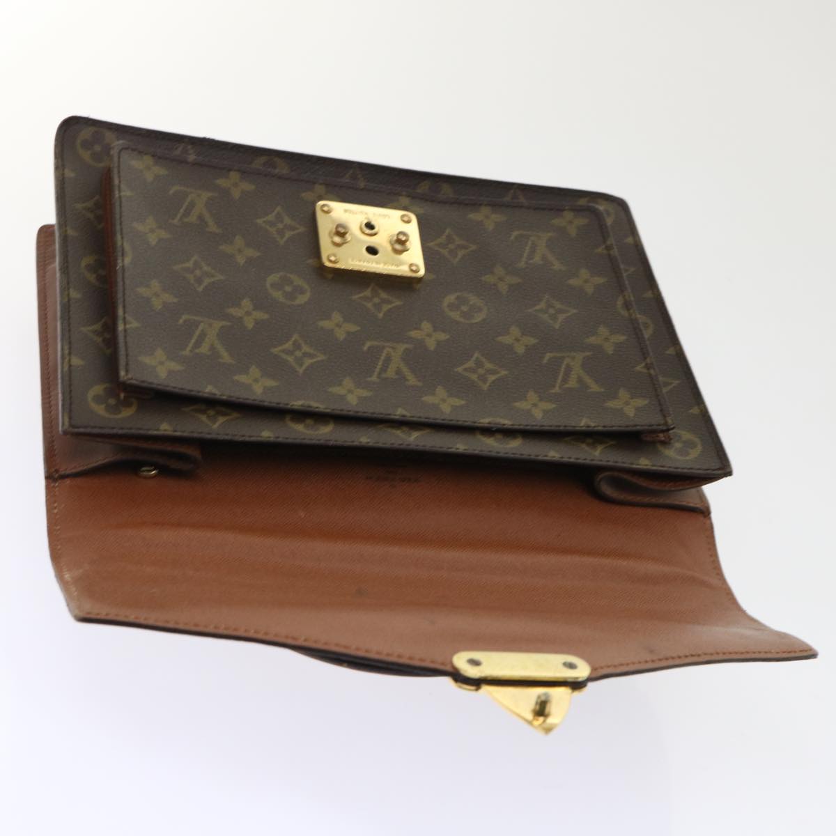 LOUIS VUITTON Monogram Monceau 28 Hand Bag 2way M51185 LV Auth 47818