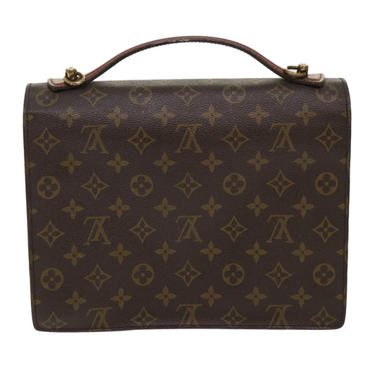 LOUIS VUITTON Monogram Monceau 28 Hand Bag 2way M51185 LV Auth 47818