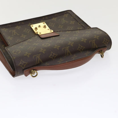 LOUIS VUITTON Monogram Monceau 28 Hand Bag 2way M51185 LV Auth 47818