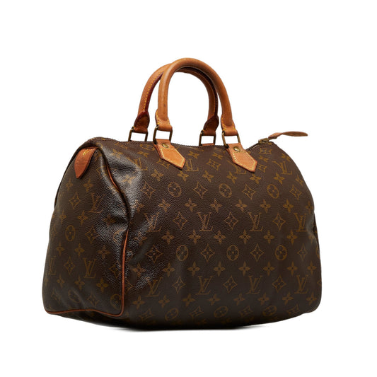 LOUIS VUITTON Monogram Speedy 30 Boston Bag