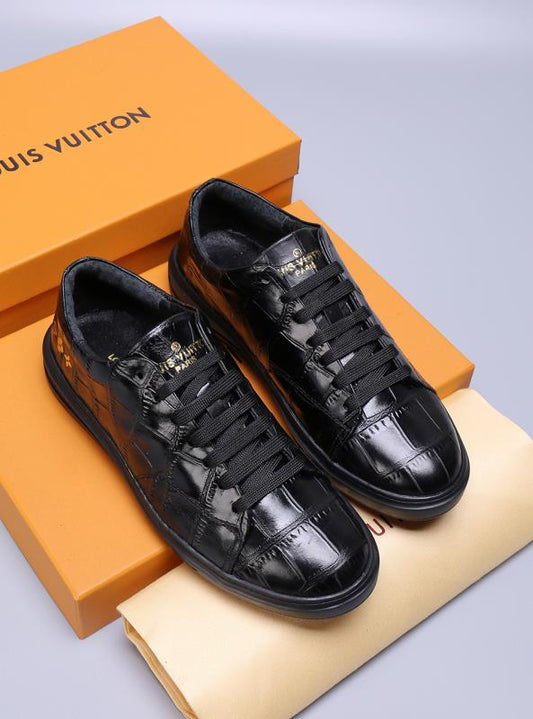 The Bags Vibe - Louis Vuitton Alligator Black Sneaker