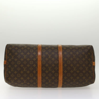 LOUIS VUITTON Monogram Keepall Bandouliere 55 Boston Bag M41414 LV Auth 48730