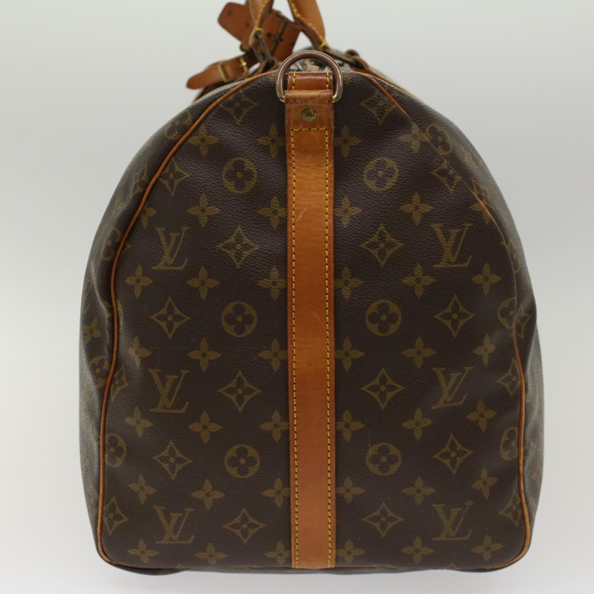 LOUIS VUITTON Monogram Keepall Bandouliere 55 Boston Bag M41414 LV Auth 48730