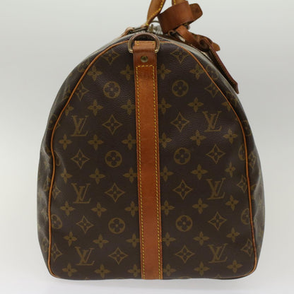 LOUIS VUITTON Monogram Keepall Bandouliere 55 Boston Bag M41414 LV Auth 48730