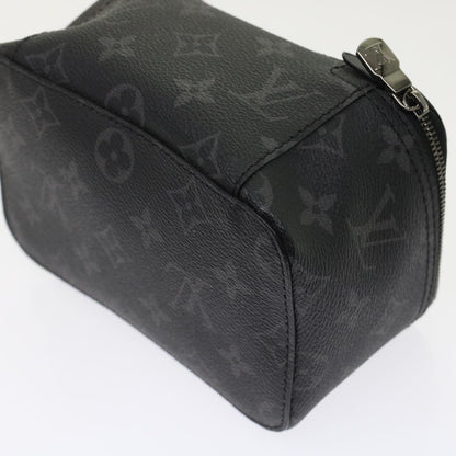 LOUIS VUITTON Monogram Eclipse Cube de Langemont PM Pouch M44697 LV Auth 49197