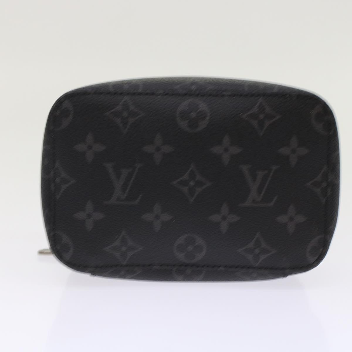 LOUIS VUITTON Monogram Eclipse Cube de Langemont PM Pouch M44697 LV Auth 49197