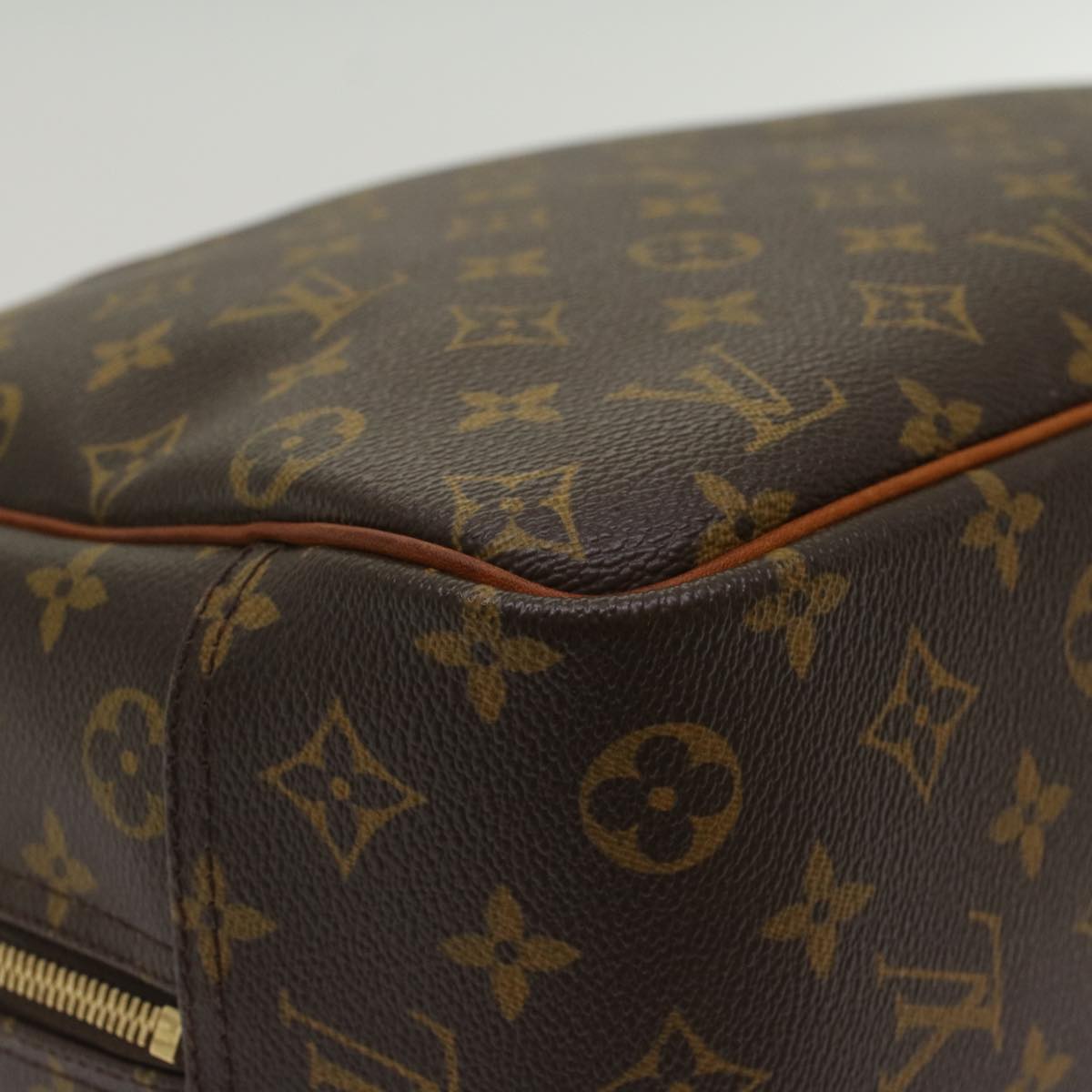 LOUIS VUITTON Monogram Deauville Hand Bag M47270 LV Auth 49223