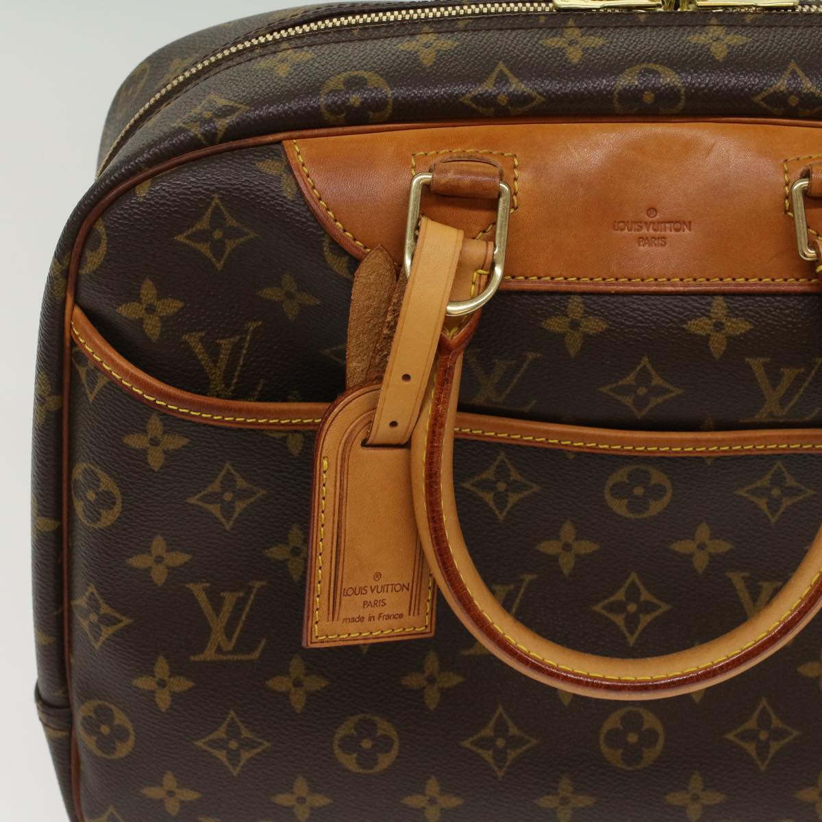 LOUIS VUITTON Monogram Deauville Hand Bag M47270 LV Auth 49223