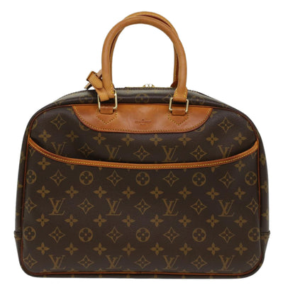 LOUIS VUITTON Monogram Deauville Hand Bag M47270 LV Auth 49223