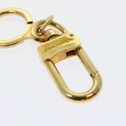 LOUIS VUITTON Anneau Cles Key Holder Metal Gold Tone LV Auth 49318