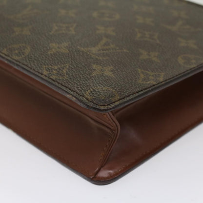 LOUIS VUITTON Monogram Pochette Homme Clutch Bag M51795 LV Auth 49338