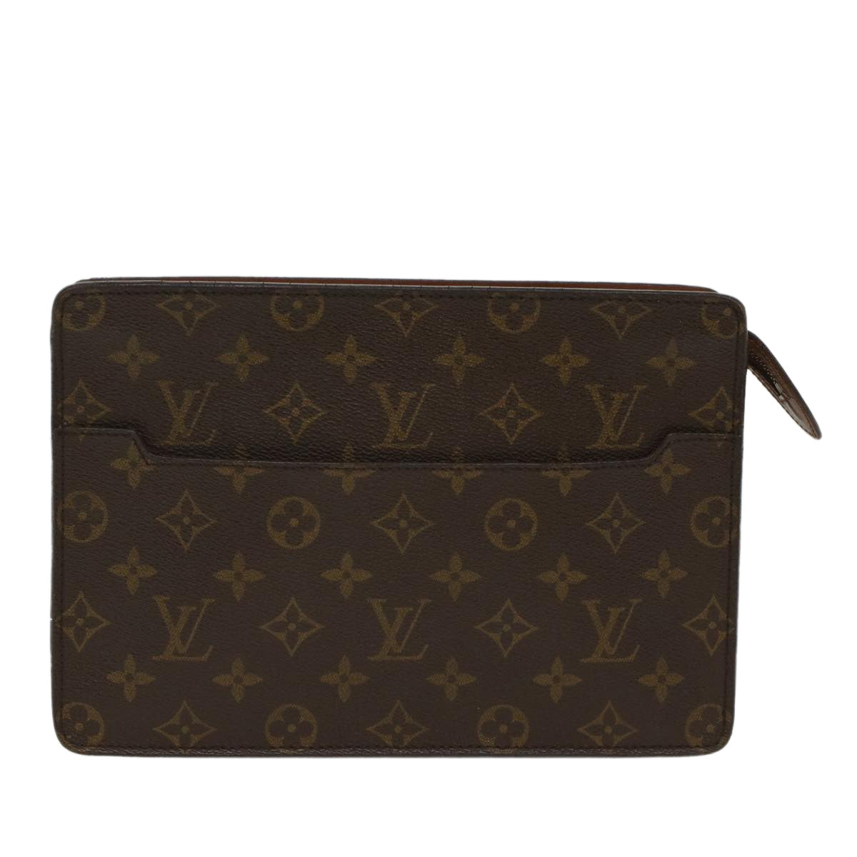 LOUIS VUITTON Monogram Pochette Homme Clutch Bag M51795 LV Auth 49338