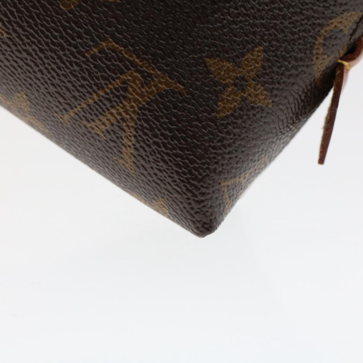 LOUIS VUITTON Monogram Pochette Cosmetic GM Cosmetic Pouch M47353 LV Auth 49340