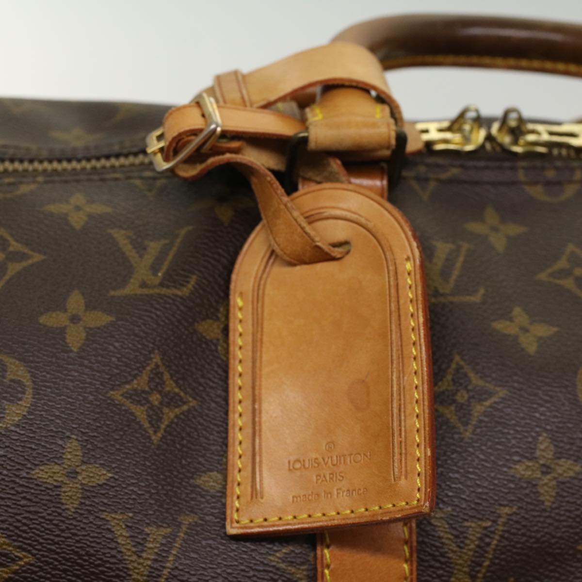 LOUIS VUITTON Monogram Keepall 50 Boston Bag M41426 LV Auth 49371