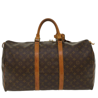 LOUIS VUITTON Monogram Keepall 50 Boston Bag M41426 LV Auth 49371