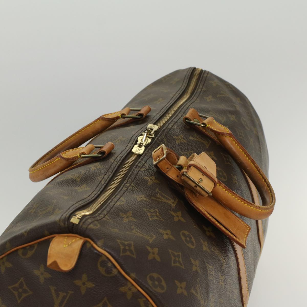 LOUIS VUITTON Monogram Keepall 50 Boston Bag M41426 LV Auth 49371