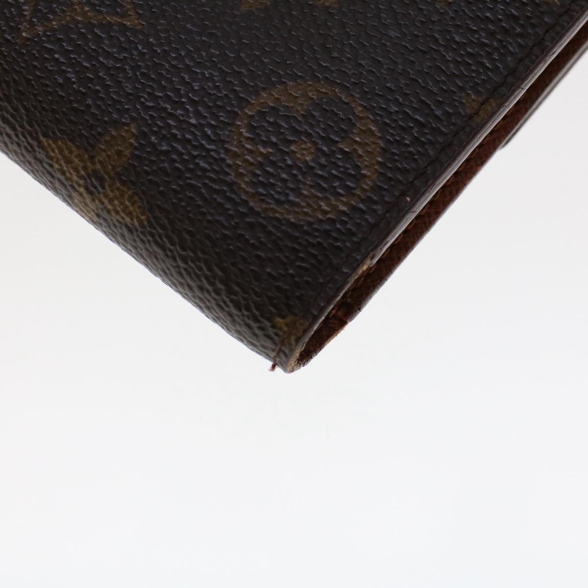 LOUIS VUITTON Monogram Portefeuille International Long Wallet M61217 Auth 49376