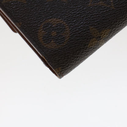 LOUIS VUITTON Monogram Portefeuille International Long Wallet M61217 Auth 49376