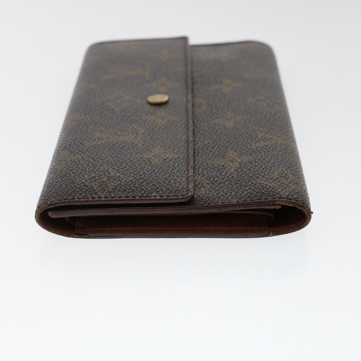 LOUIS VUITTON Monogram Portefeuille International Long Wallet M61217 Auth 49376