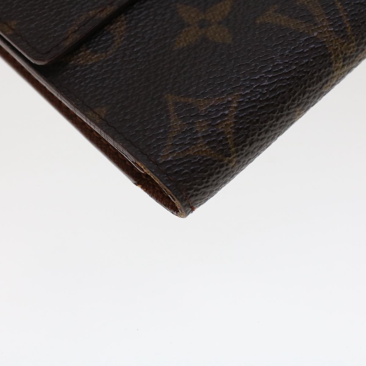 LOUIS VUITTON Monogram Portefeuille International Long Wallet M61217 Auth 49376