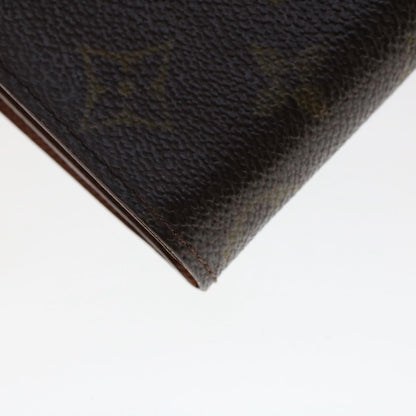 LOUIS VUITTON Monogram Compact Zip Wallet M61667 LV Auth 49377