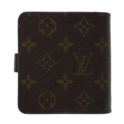 LOUIS VUITTON Monogram Compact Zip Wallet M61667 LV Auth 49377