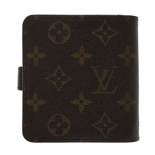 LOUIS VUITTON Monogram Compact Zip Wallet M61667 LV Auth 49377