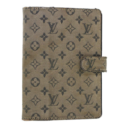 LOUIS VUITTON Monogram Mini Agenda PM Day Planner Cover Blue R20910 Auth 49378