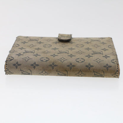 LOUIS VUITTON Monogram Mini Agenda PM Day Planner Cover Blue R20910 Auth 49378