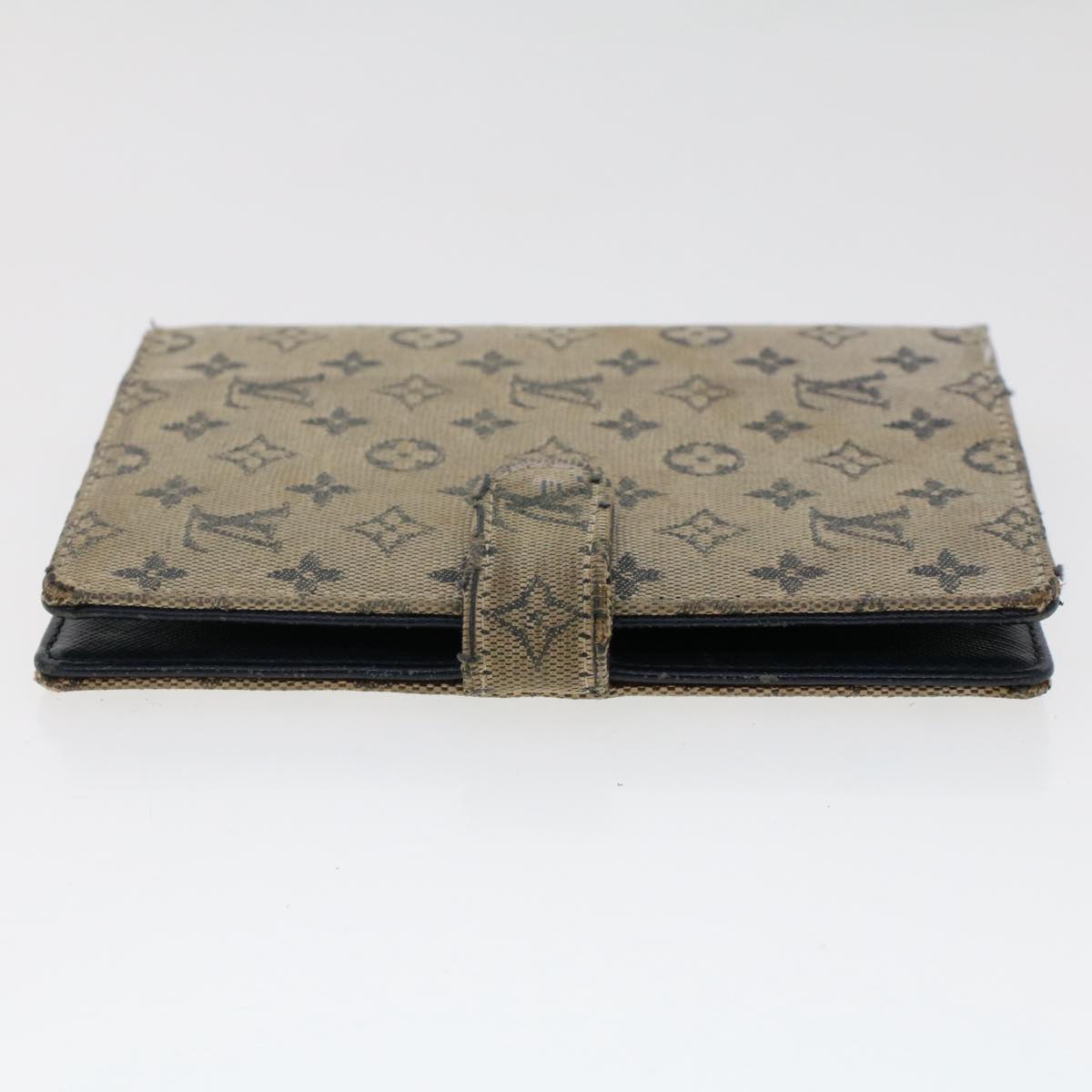 LOUIS VUITTON Monogram Mini Agenda PM Day Planner Cover Blue R20910 Auth 49378