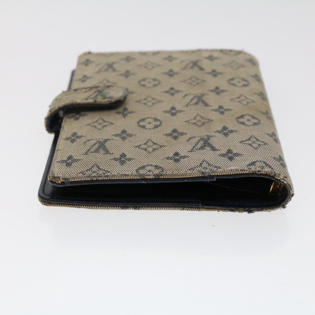 LOUIS VUITTON Monogram Mini Agenda PM Day Planner Cover Blue R20910 Auth 49378