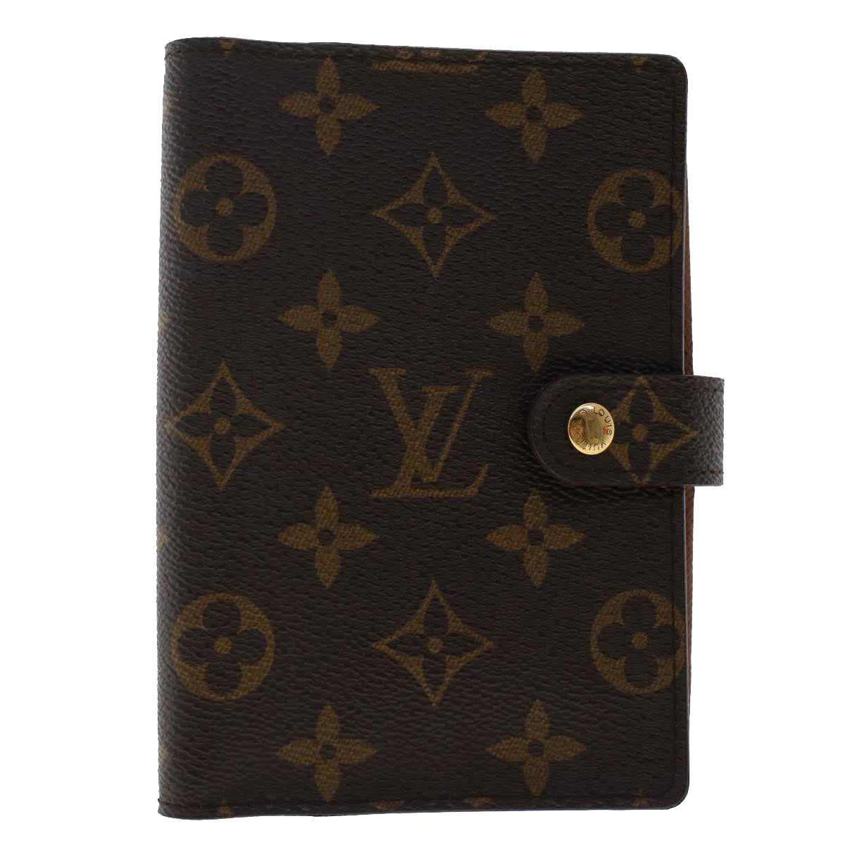 LOUIS VUITTON Monogram Agenda PM Day Planner Cover R20005 LV Auth 49388