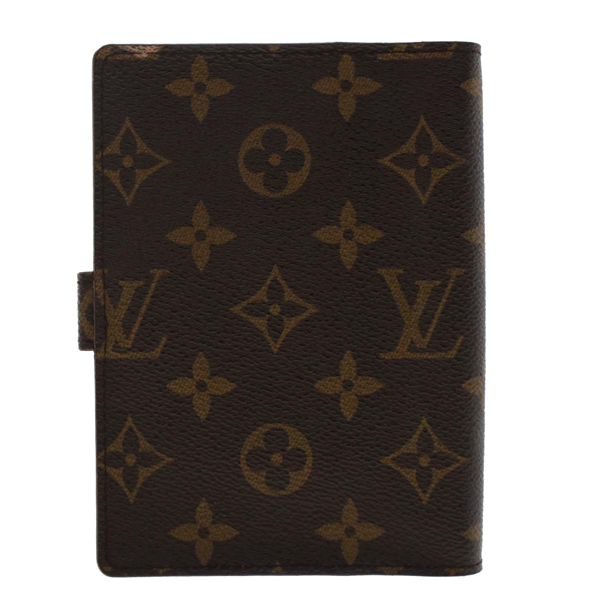 LOUIS VUITTON Monogram Agenda PM Day Planner Cover R20005 LV Auth 49388