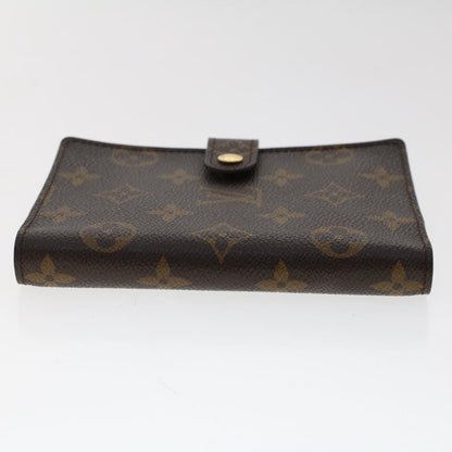 LOUIS VUITTON Monogram Agenda PM Day Planner Cover R20005 LV Auth 49388