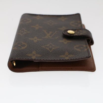 LOUIS VUITTON Monogram Agenda PM Day Planner Cover R20005 LV Auth 49388