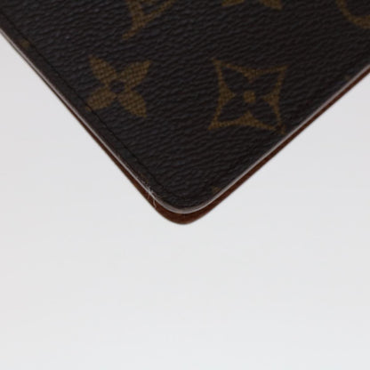 LOUIS VUITTON Monogram Agenda MM Day Planner Cover R20105 LV Auth 49390