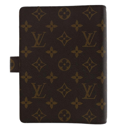 LOUIS VUITTON Monogram Agenda MM Day Planner Cover R20105 LV Auth 49390