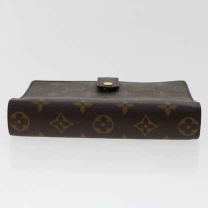 LOUIS VUITTON Monogram Agenda MM Day Planner Cover R20105 LV Auth 49390