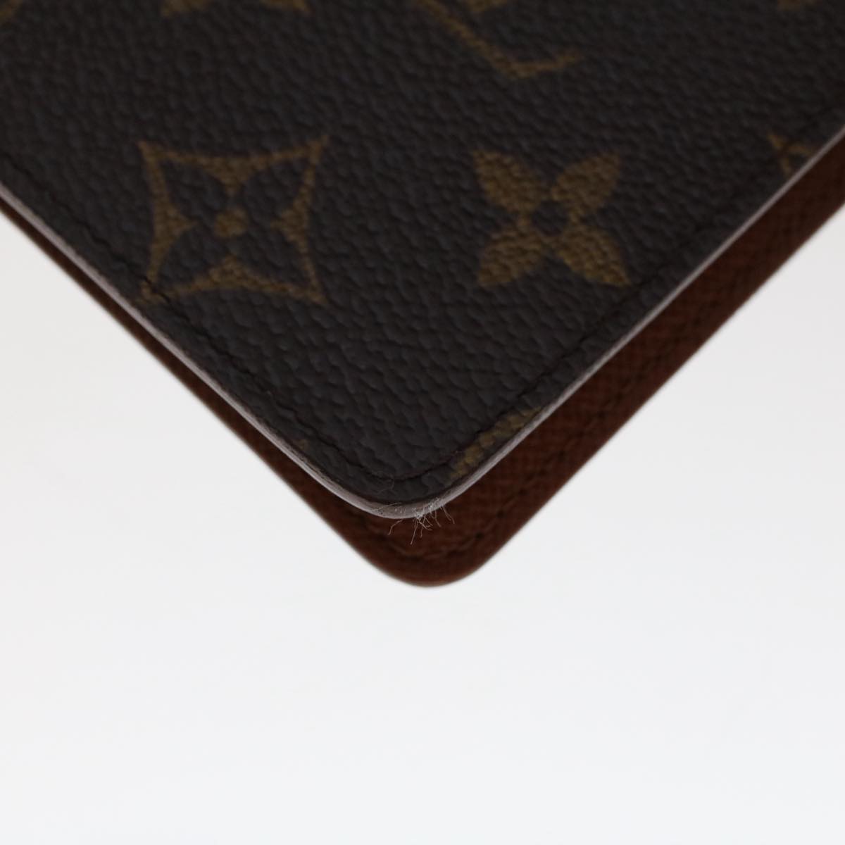 LOUIS VUITTON Monogram Agenda MM Day Planner Cover R20105 LV Auth 49390