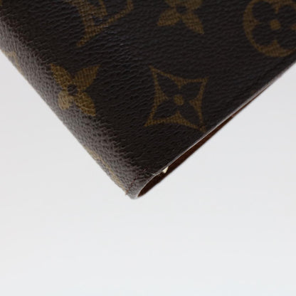 LOUIS VUITTON Monogram Agenda MM Day Planner Cover R20105 LV Auth 49390