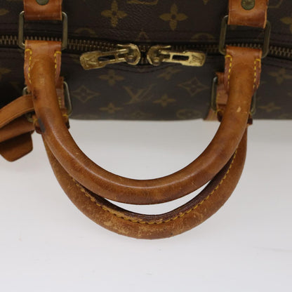 LOUIS VUITTON Monogram Keepall 55 Boston Bag M41424 LV Auth 49421