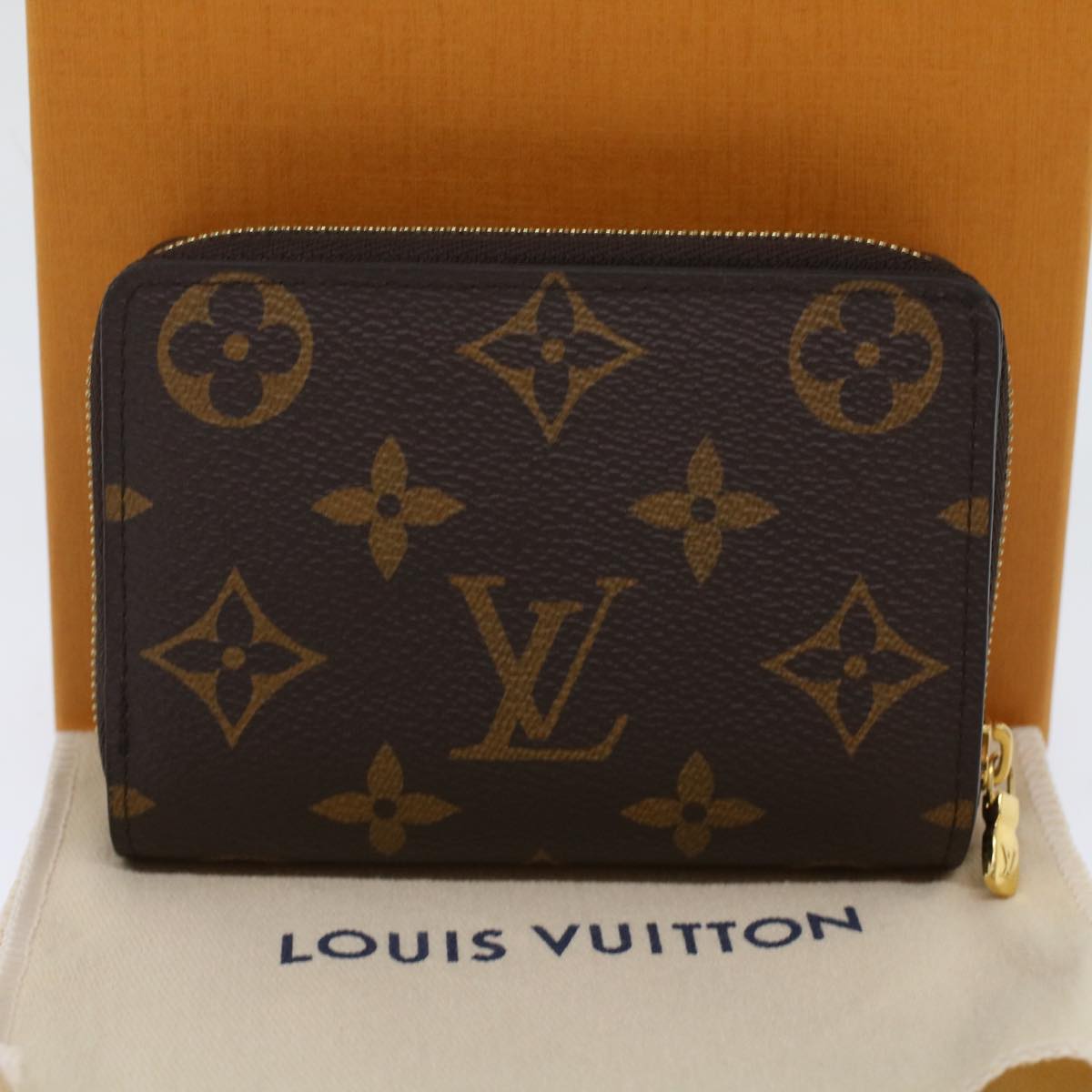 LOUIS VUITTON Monogram Reverse Portefeuille Lou Wallet M81461 LV Auth 49429A