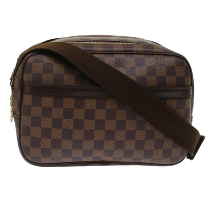 LOUIS VUITTON Damier Ebene Reporter PM Shoulder Bag N45253 LV Auth 49433A