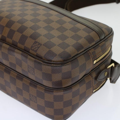 LOUIS VUITTON Damier Ebene Reporter PM Shoulder Bag N45253 LV Auth 49433A