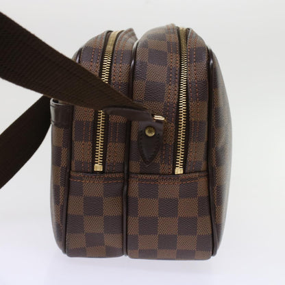 LOUIS VUITTON Damier Ebene Reporter PM Shoulder Bag N45253 LV Auth 49433A