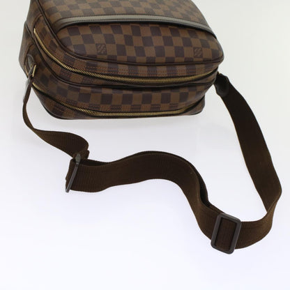 LOUIS VUITTON Damier Ebene Reporter PM Shoulder Bag N45253 LV Auth 49433A