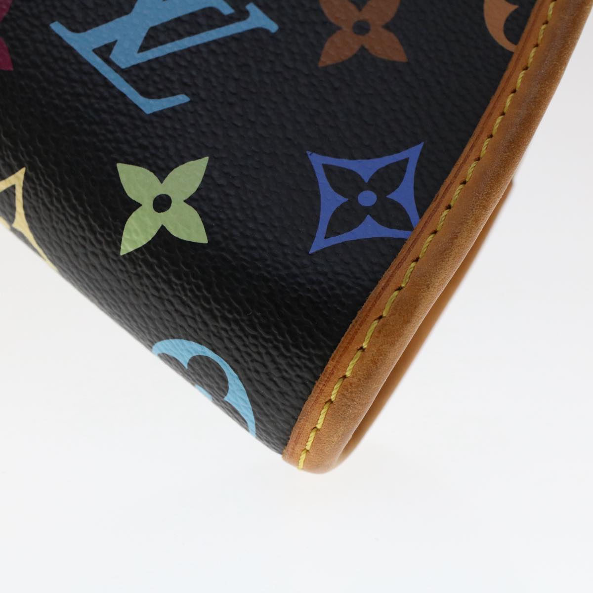 LOUIS VUITTON Monogram Multicolor Shirley Shoulder Bag Black M40050 Auth 49434