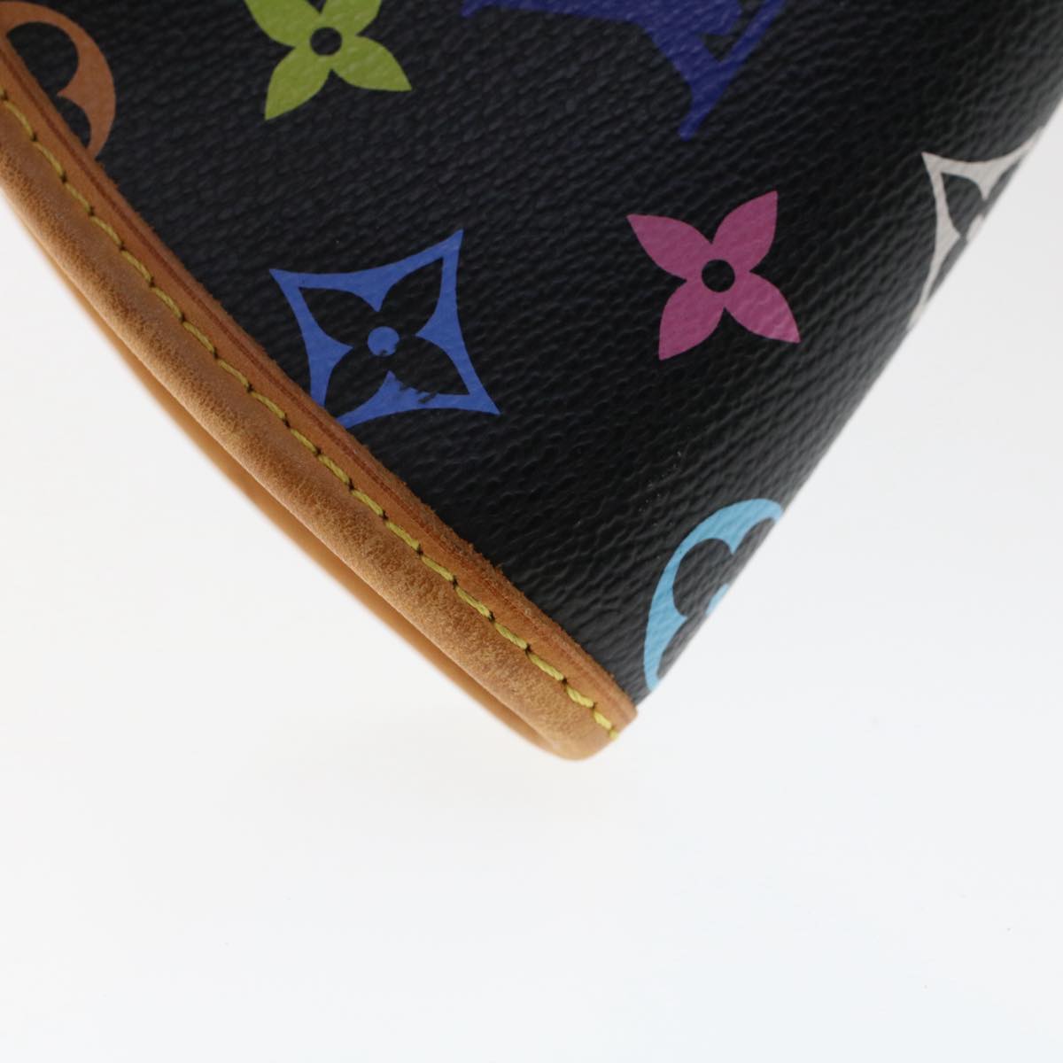 LOUIS VUITTON Monogram Multicolor Shirley Shoulder Bag Black M40050 Auth 49434