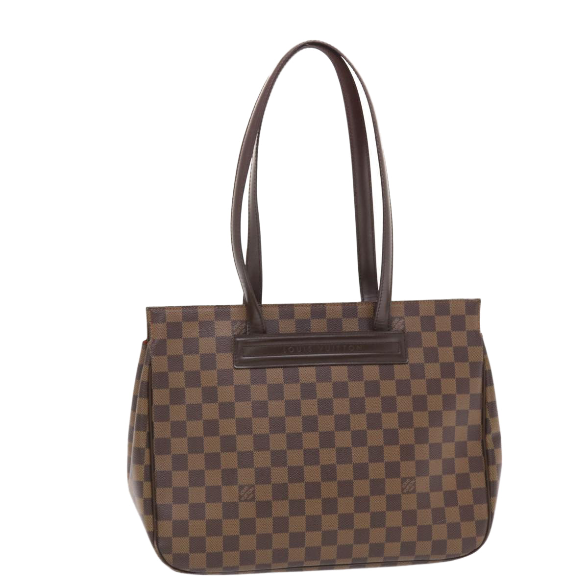 LOUIS VUITTON Damier Ebene Parioli PM Tote Bag N51123 LV Auth 49438